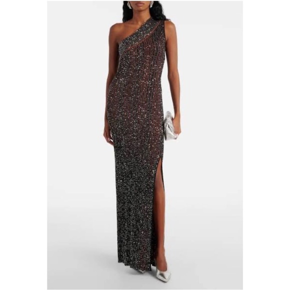 Missoni Dresses & Skirts - Missoni Black and Silver One-Shoulder Gown